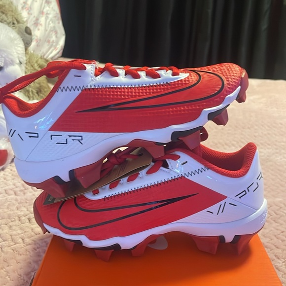 Red Nike Football Cleats - Picture 3 of 5